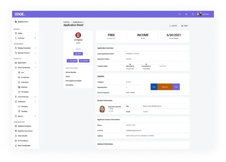 The Applications Workspace UI