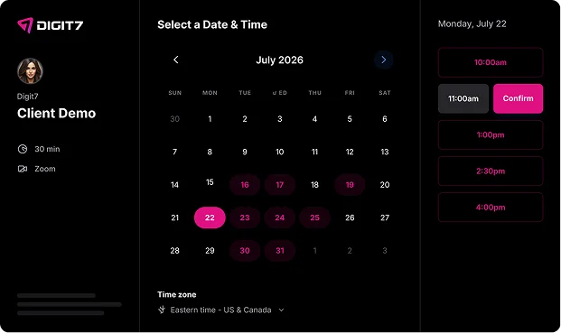 Flexibility & Efficiency UI